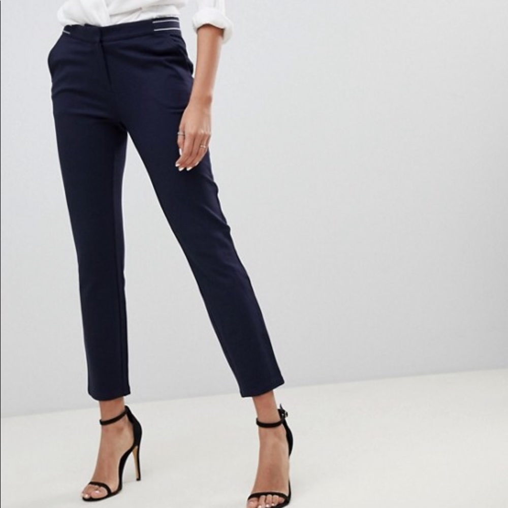 Vero Moda sport stripe waistband trousers